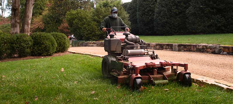 mowing edging